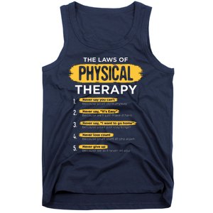 Funny PT Physical Therapy Gift Therapist Month Tank Top