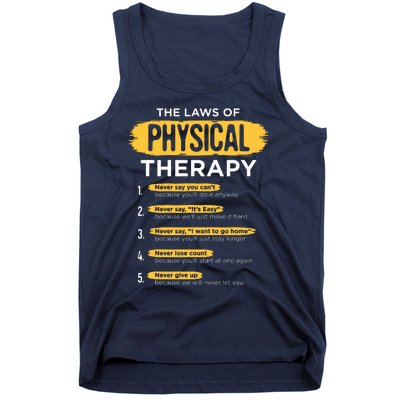 Funny PT Physical Therapy Gift Therapist Month Tank Top