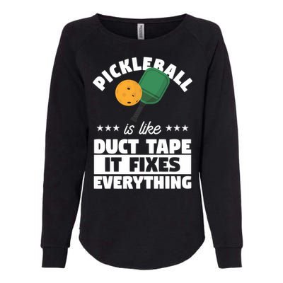 Funny Pickleball Paddle Sports Gift Pickleball Player Funny Gift Womens California Wash Sweatshirt