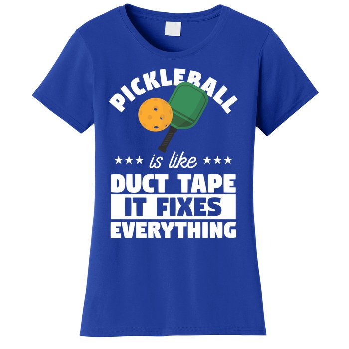 Funny Pickleball Paddle Sports Gift Pickleball Player Funny Gift Women's T-Shirt