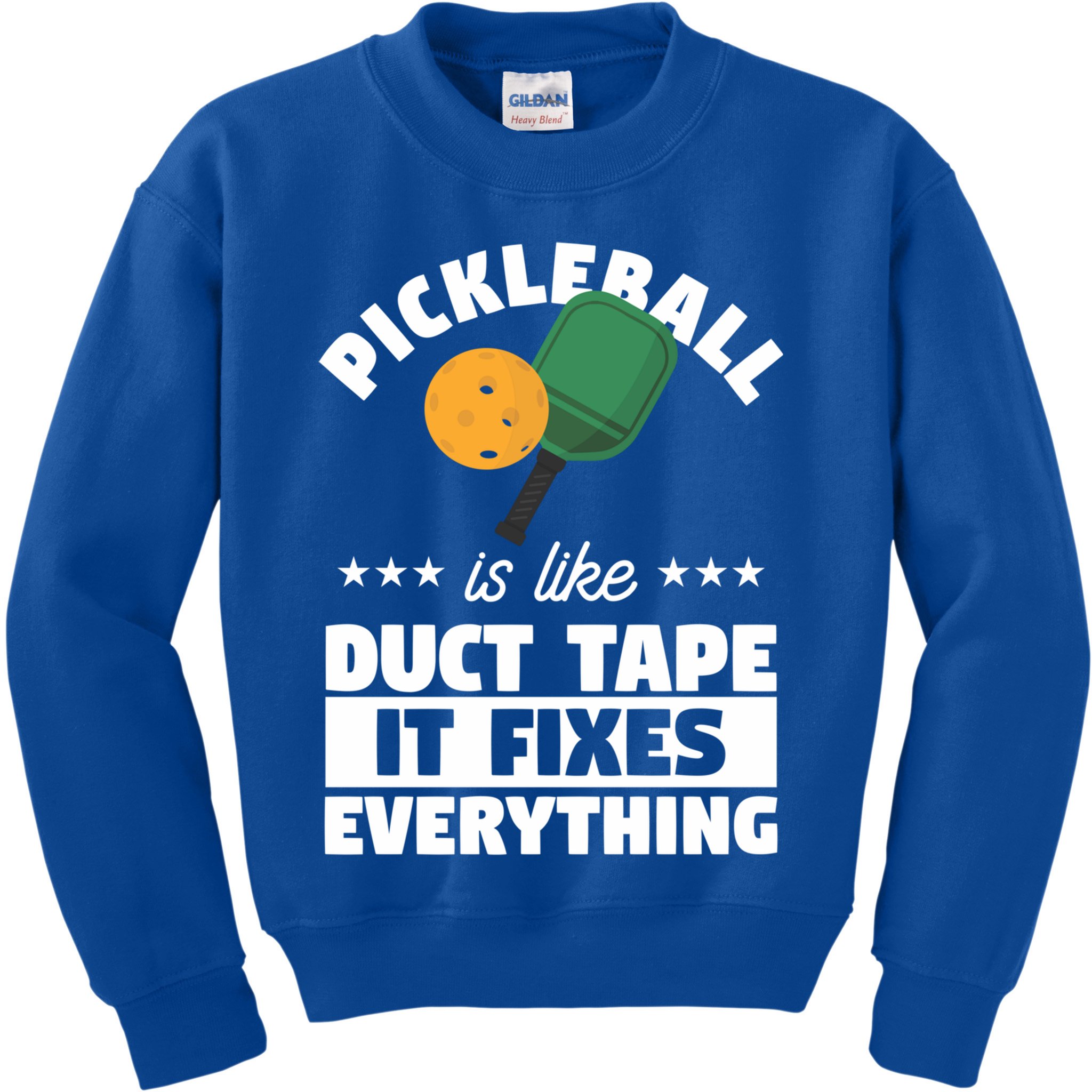 Funny Pickleball Paddle Sports Gift Pickleball Player Funny Gift Kids Sweatshirt
