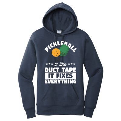 Funny Pickleball Paddle Sports Gift Pickleball Player Funny Gift Women's Pullover Hoodie