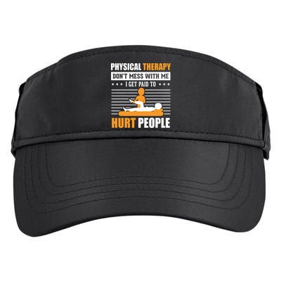 Funny PT Physical Therapy Gift Therapist Month Adult Drive Performance Visor