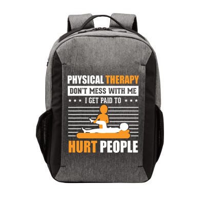 Funny PT Physical Therapy Gift Therapist Month Vector Backpack