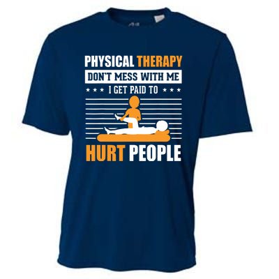 Funny PT Physical Therapy Gift Therapist Month Cooling Performance Crew T-Shirt