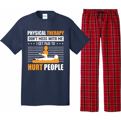 Funny PT Physical Therapy Gift Therapist Month Pajama Set