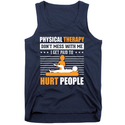 Funny PT Physical Therapy Gift Therapist Month Tank Top