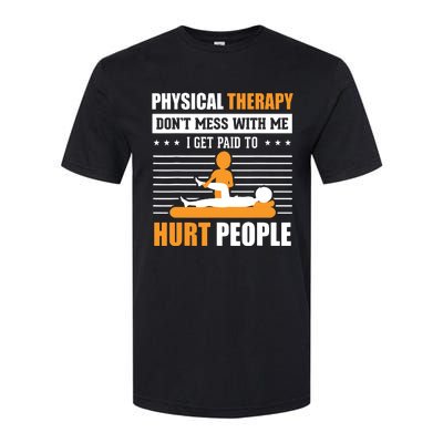 Funny PT Physical Therapy Gift Therapist Month Softstyle CVC T-Shirt