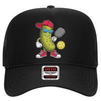 Funny Pickleball Player Paddleball Lover Pickleball Humor High Crown Mesh Back Trucker Hat