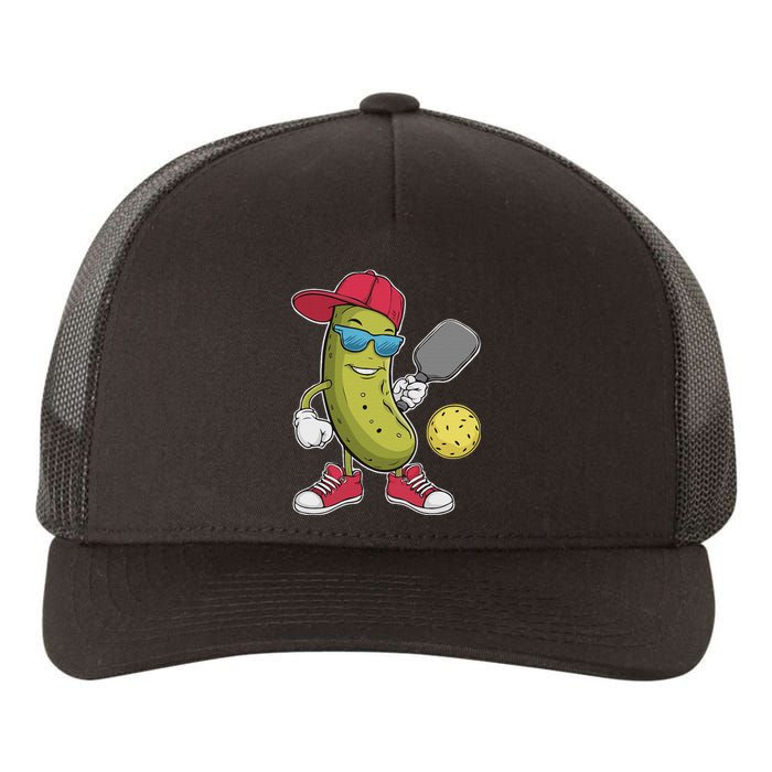 Funny Pickleball Player Paddleball Lover Pickleball Humor Yupoong Adult 5-Panel Trucker Hat