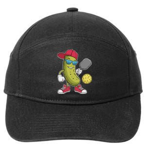 Funny Pickleball Player Paddleball Lover Pickleball Humor 7-Panel Snapback Hat