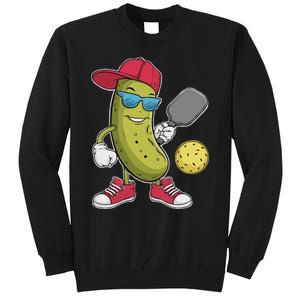 Funny Pickleball Player Paddleball Lover Pickleball Humor Tall Sweatshirt