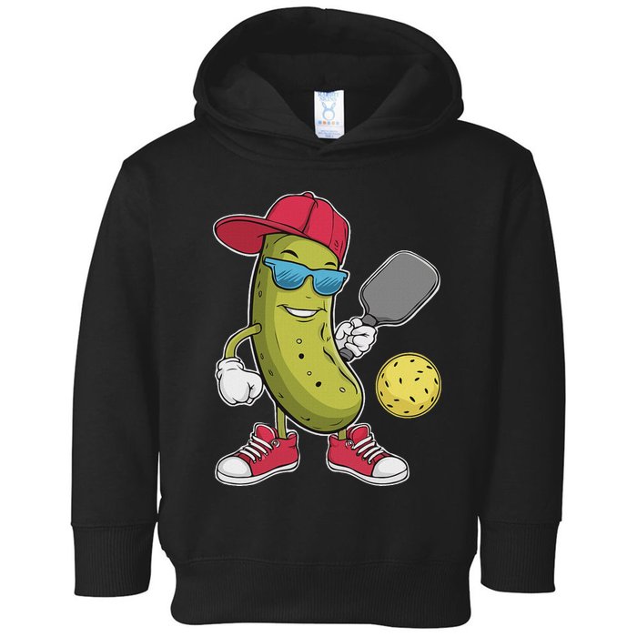 Funny Pickleball Player Paddleball Lover Pickleball Humor Toddler Hoodie