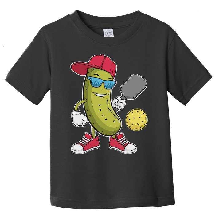 Funny Pickleball Player Paddleball Lover Pickleball Humor Toddler T-Shirt