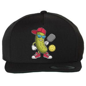 Funny Pickleball Player Paddleball Lover Pickleball Humor Wool Snapback Cap