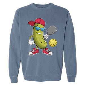 Funny Pickleball Player Paddleball Lover Pickleball Humor Garment-Dyed Sweatshirt