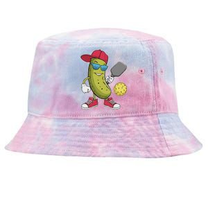 Funny Pickleball Player Paddleball Lover Pickleball Humor Tie-Dyed Bucket Hat