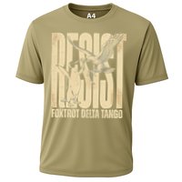 Funny Penguin Protest Resist Penguin Holding Fish Gr Cooling Performance Crew T-Shirt