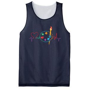 Funny Paint Palette Brush Artist Painter Gift Mesh Reversible Basketball Jersey Tank