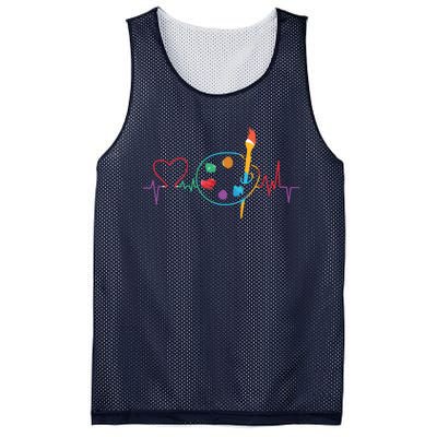 Funny Paint Palette Brush Artist Painter Gift Mesh Reversible Basketball Jersey Tank