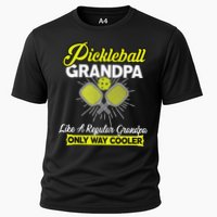 funny Player Pickle Ball Pickleball Grandpa Cooling Performance Crew T-Shirt