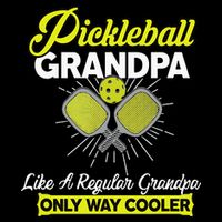 funny Player Pickle Ball Pickleball Grandpa Cooling Performance Crew T-Shirt