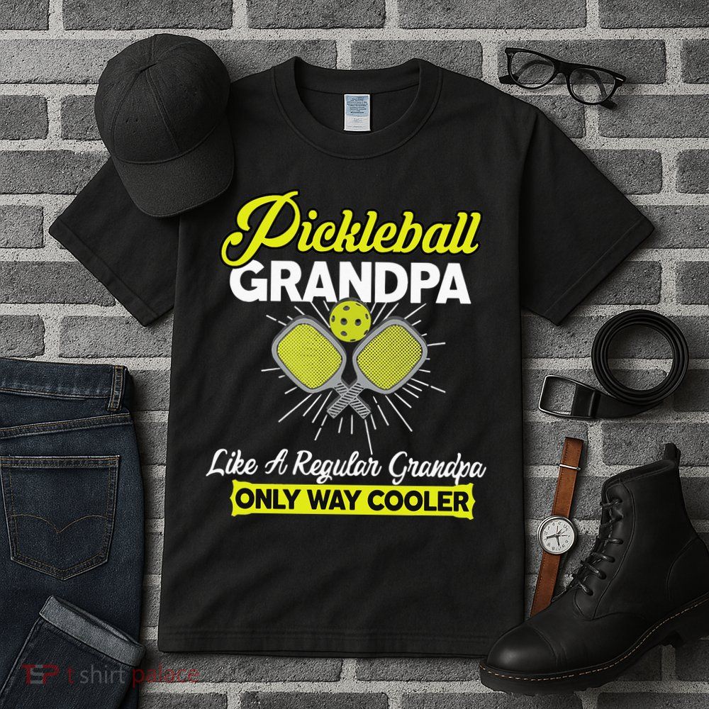 funny Player Pickle Ball Pickleball Grandpa Tall T-Shirt