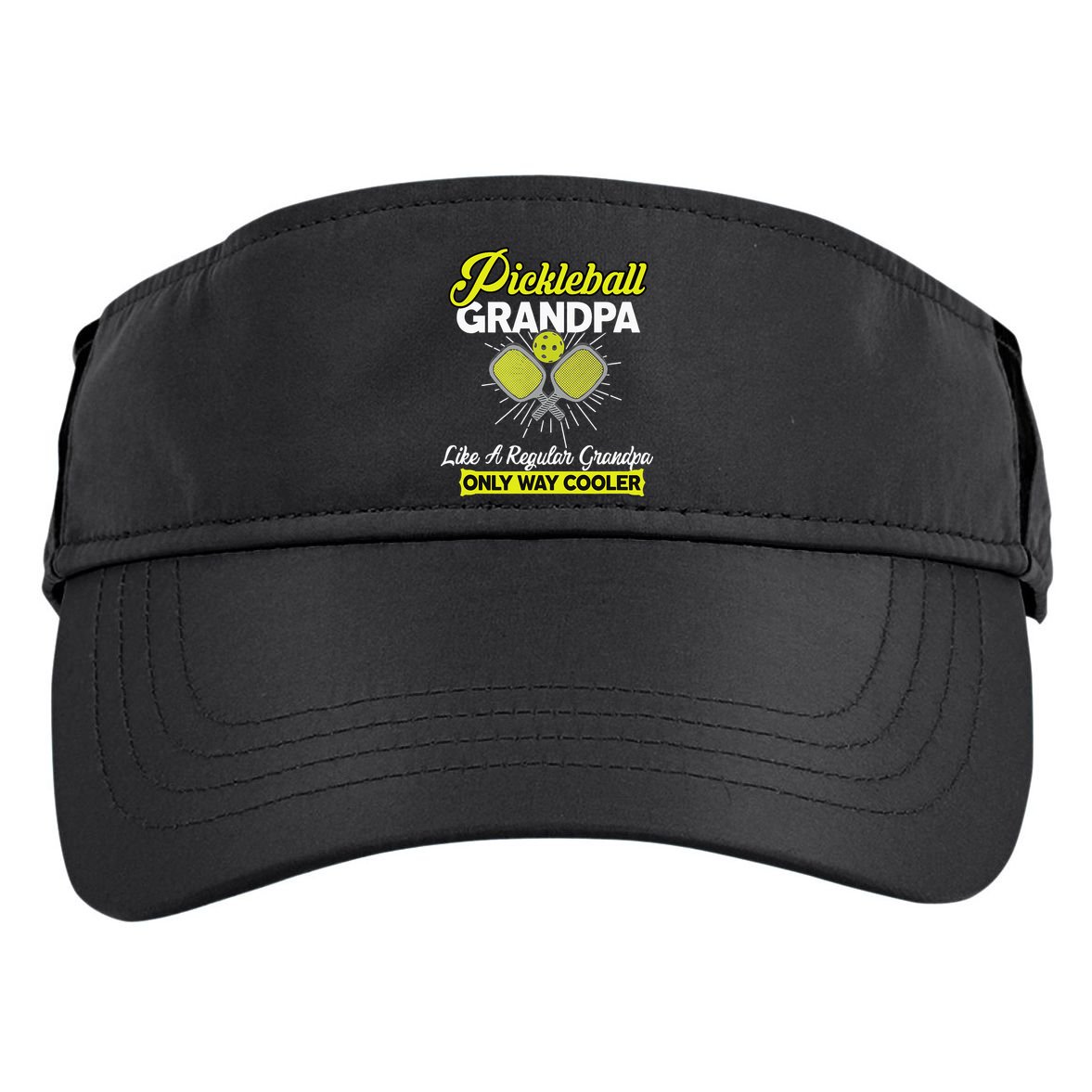 funny Player Pickle Ball Pickleball Grandpa Adult Drive Performance Visor