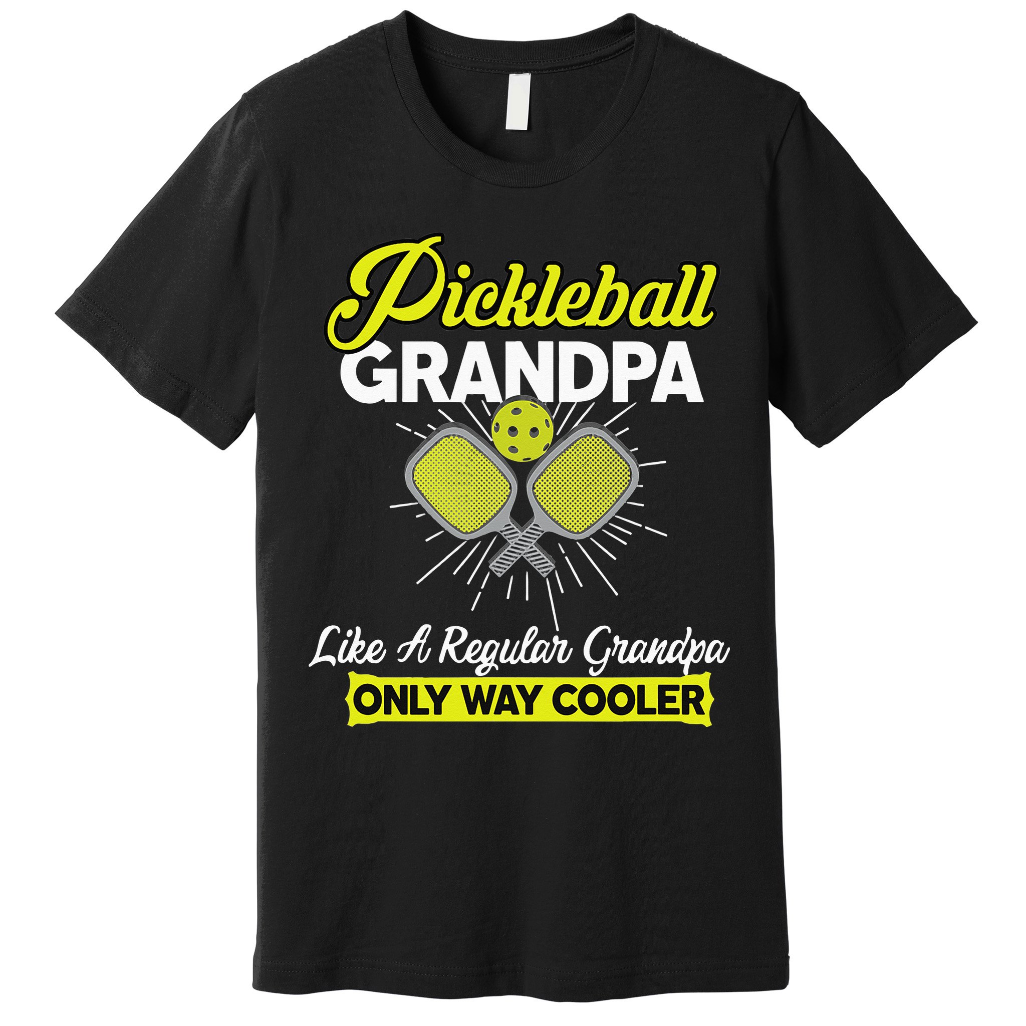 funny Player Pickle Ball Pickleball Grandpa Premium T-Shirt