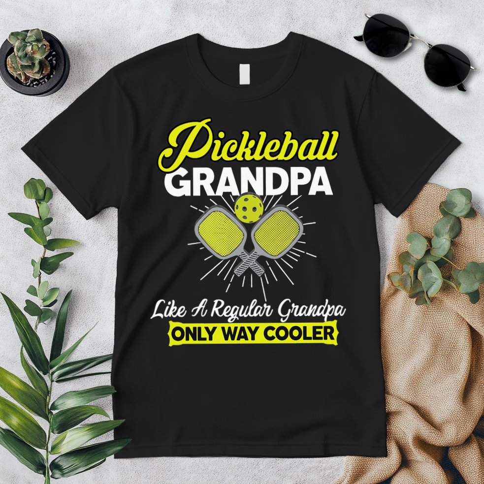 funny Player Pickle Ball Pickleball Grandpa Premium T-Shirt