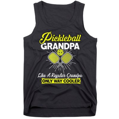 funny Player Pickle Ball Pickleball Grandpa Tank Top