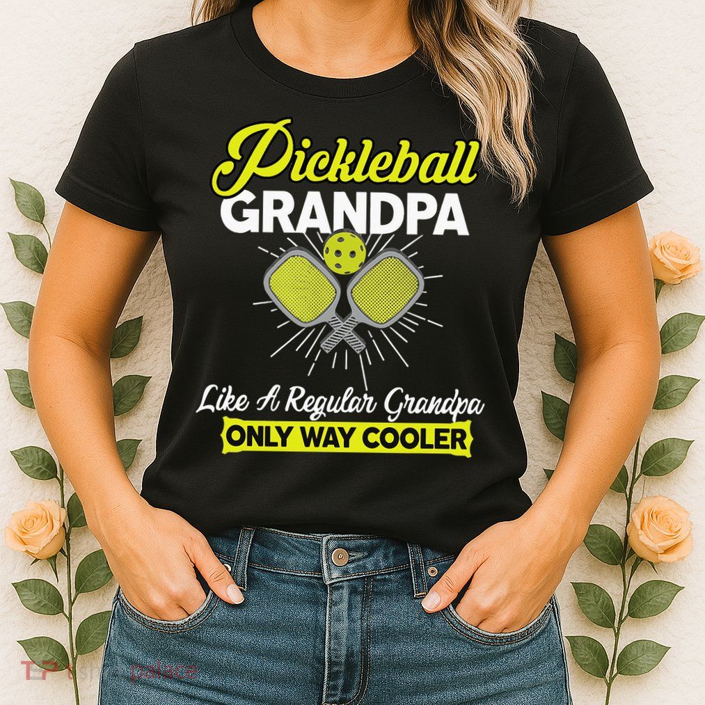 funny Player Pickle Ball Pickleball Grandpa Womens T-Shirt