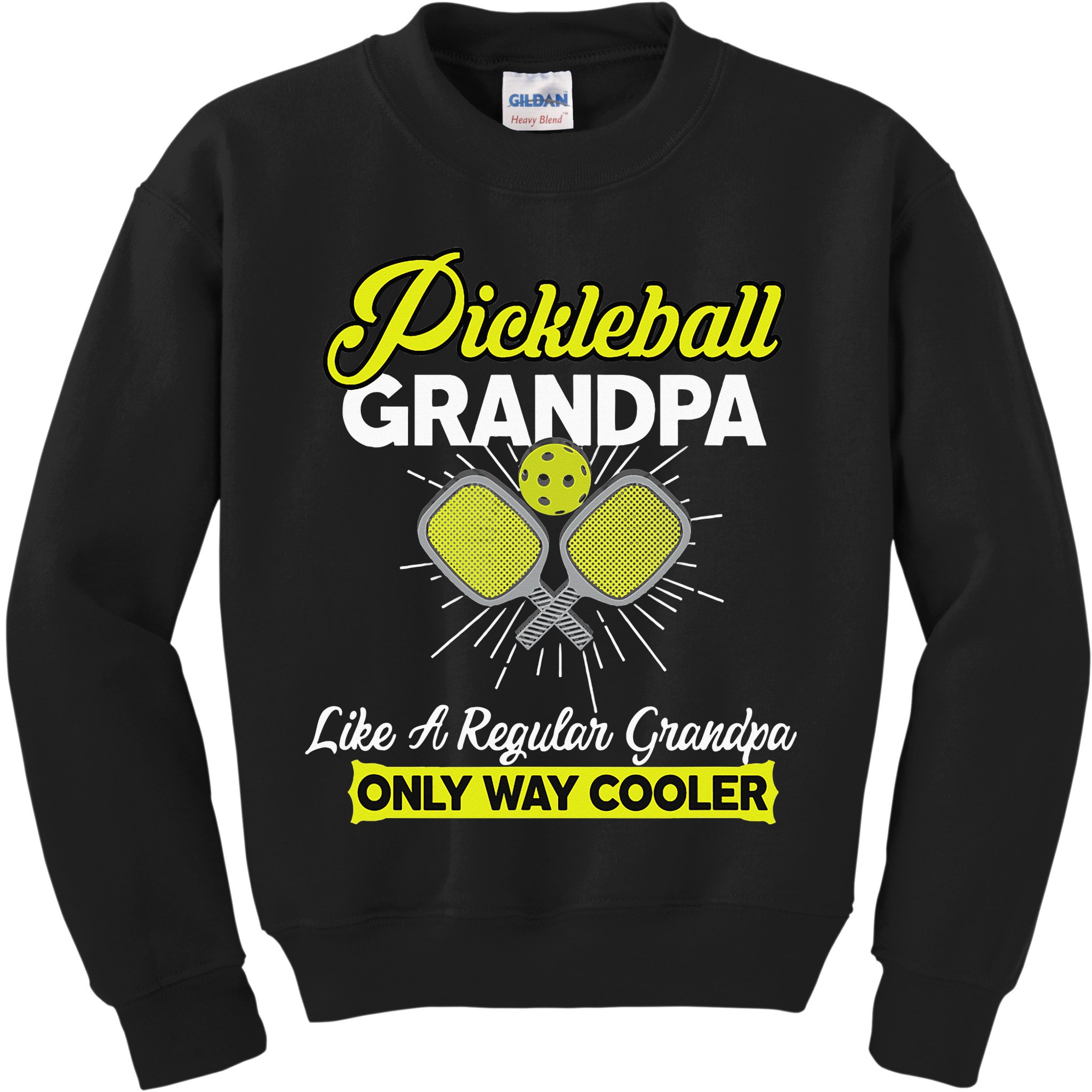 funny Player Pickle Ball Pickleball Grandpa Kids Sweatshirt