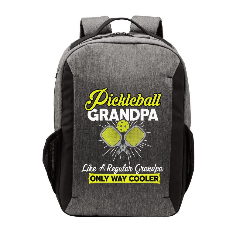 funny Player Pickle Ball Pickleball Grandpa Vector Backpack