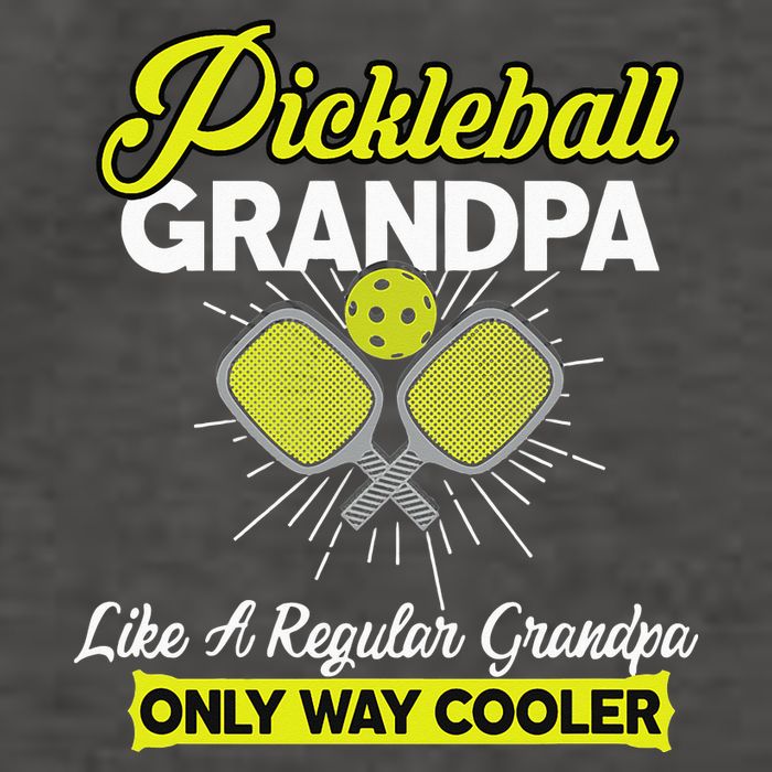 funny Player Pickle Ball Pickleball Grandpa Vector Backpack