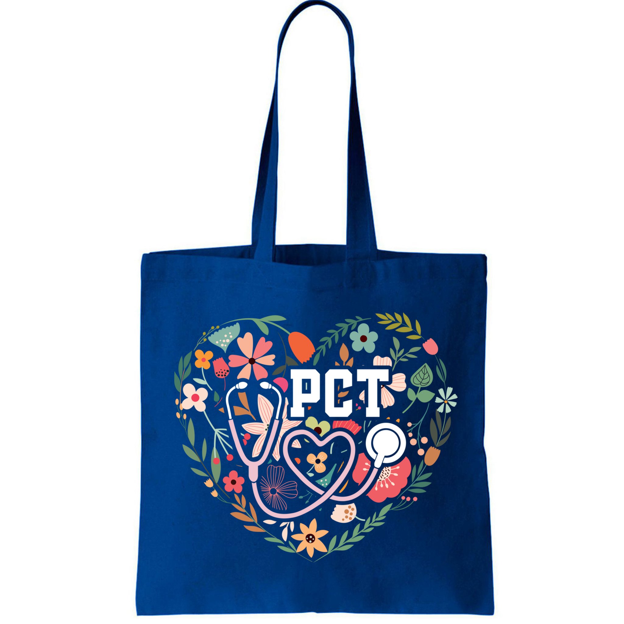 Floral Pct Patient Care Technician Healthcare Worker Gift Bag