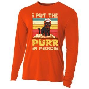 Funny polish pierogi Cooling Performance Long Sleeve Crew