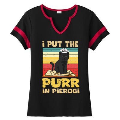 Funny polish pierogi Ladies Halftime Notch Neck Tee