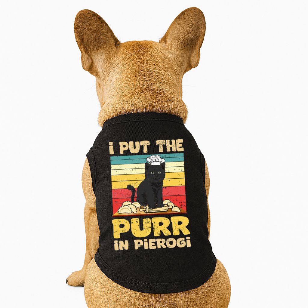 Funny polish pierogi Doggie Tank