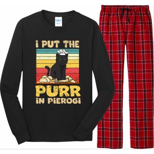 Funny polish pierogi Long Sleeve Pajama Set