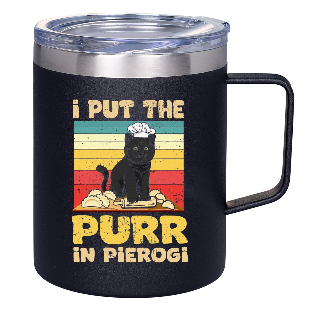 Funny polish pierogi 12oz Stainless Steel Coffee Mug