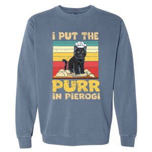 Funny polish pierogi Garment-Dyed Sweatshirt