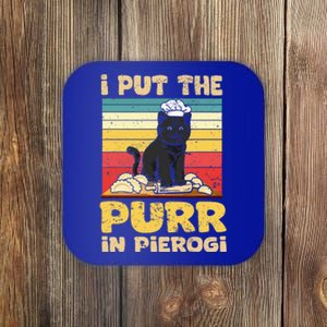 Funny polish pierogi Coaster