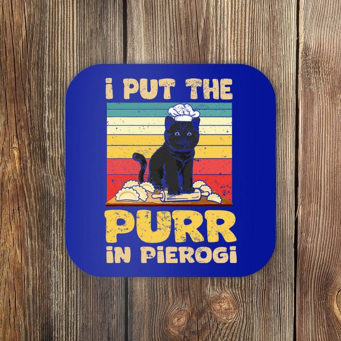 Funny polish pierogi Coaster