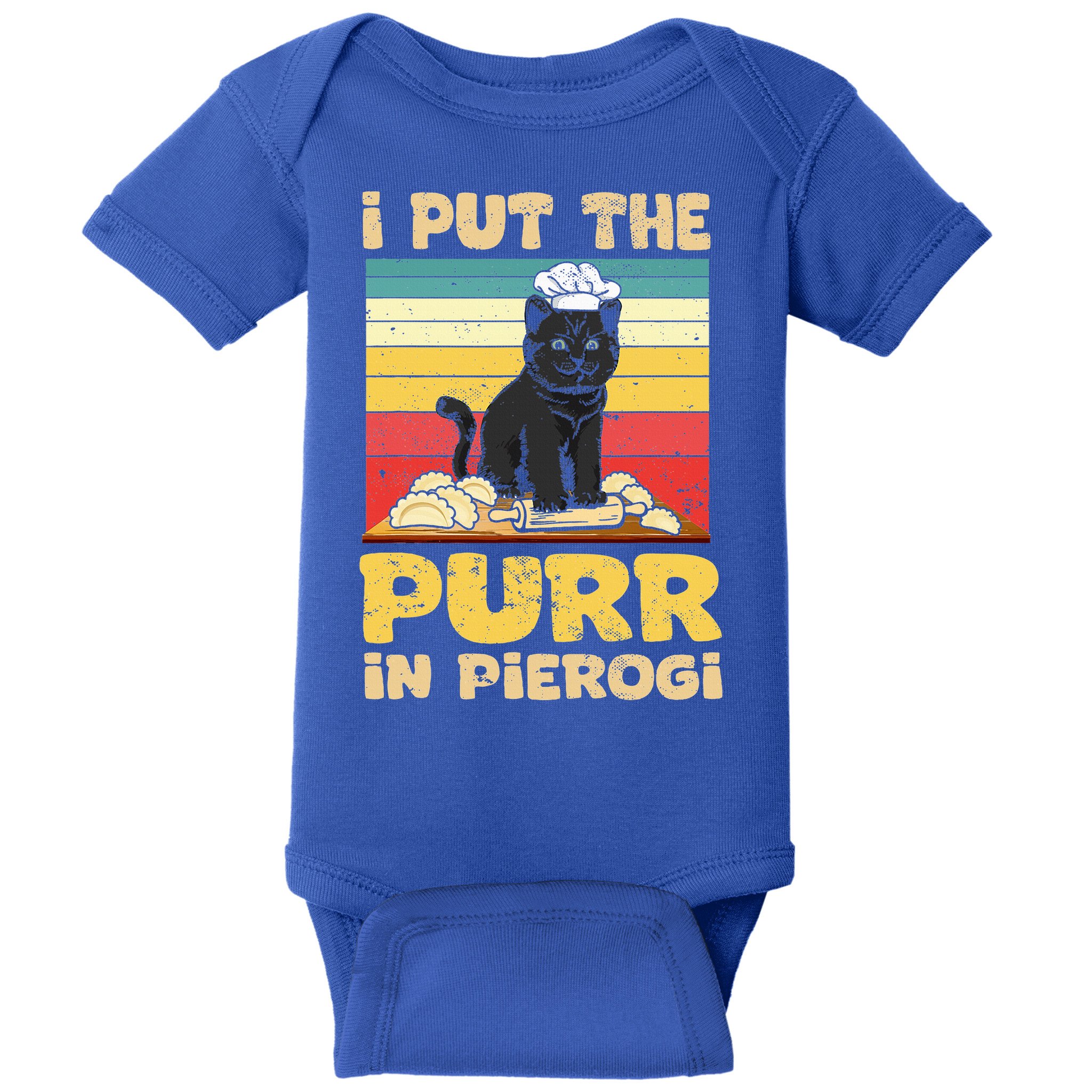 Funny polish pierogi Baby Bodysuit