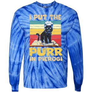 Funny polish pierogi Tie-Dye Long Sleeve Shirt