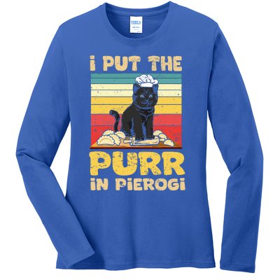 Funny polish pierogi Ladies Long Sleeve Shirt