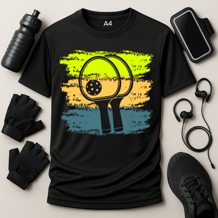 Funny Pickleball Player Paddleball Lover Cooling Performance Crew T-Shirt