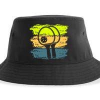 Funny Pickleball Player Paddleball Lover Sustainable Bucket Hat