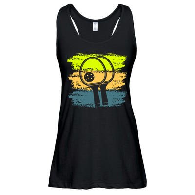 Funny Pickleball Player Paddleball Lover Ladies Essential Flowy Tank
